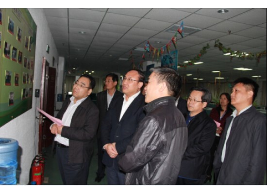 河北省人民政府副秘書長那書晨、邢臺市副市長 郭旭濤等省市領導來我公司參觀考察